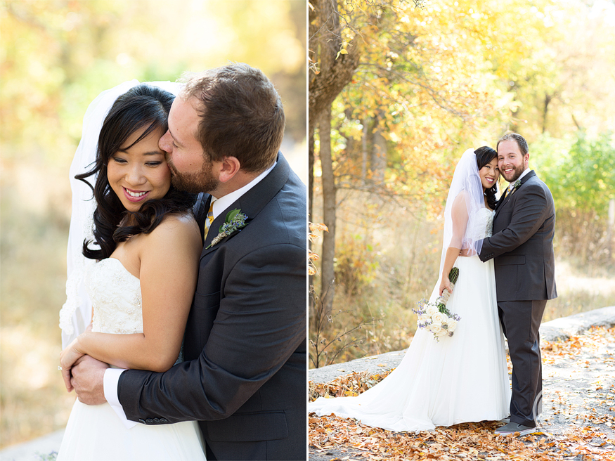 diy fall yellow purple gray wedding 06